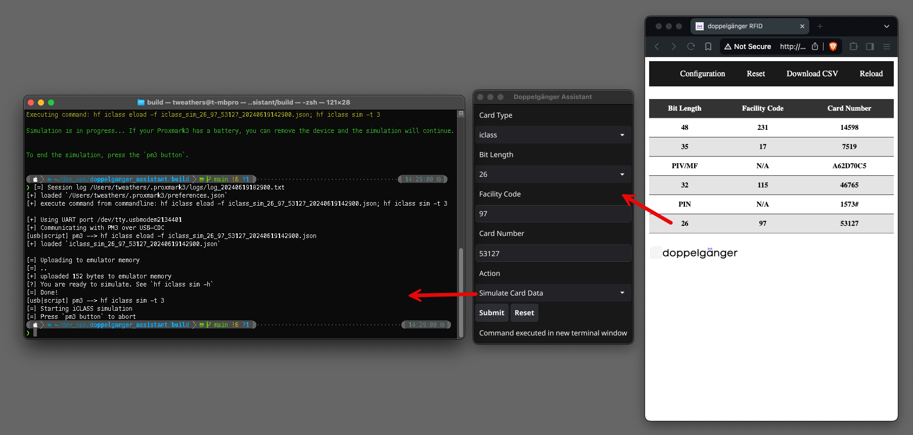 Doppelgänger Assistant GUI